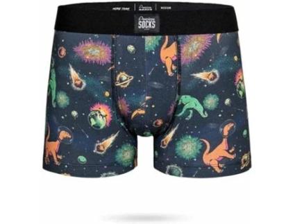 Boxer para Homem AMERICAN SOCKS Space Dino (Tamanho: XL)