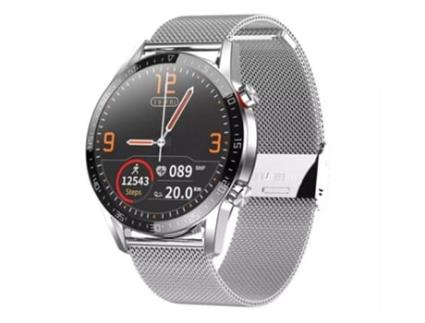 Smartwatch Lemfo L13 Prateado Bracelete Metal