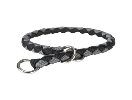Coleira TRIXIE Semi - Estrangulador TRIXIEa Cavo - Preto/Grafite (Tamanho: 25 - 31 Cm/012 Mm)