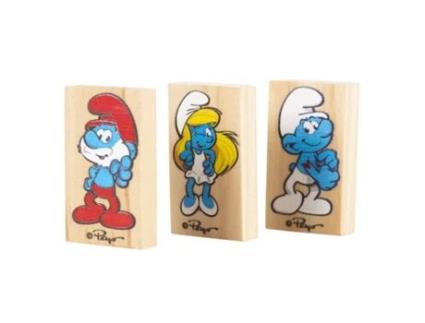 Cubos de Madeira para Roedores DUVO+ The Smurfs