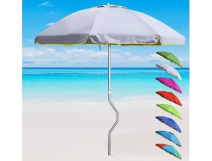 Guarda-sol GIRAFACILE Eolo (Branco - 220 cm)