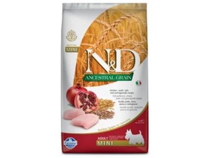 Alimento FARMINA N&D Ancestral grain Cão Adulto Mini - Frango e Romã (Quantidade: 2,5 Kg)