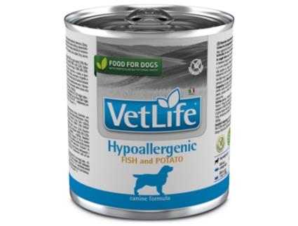 Alimento FARMINA Vet Life Hypoallergenic Cão Adulto - Peixe e Batata - Húmido (Quantidade: 300 g)