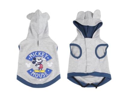 Sweat Cinza Mickey Mouse para Cão DISNEY & WARNER BROS (Tamanho: XXS)