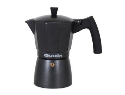 Cafeteira Italiana  Darkblack Indução Preto - 12 Chávenas