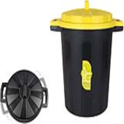 Caixote de Lixo para Reciclagem - Amarelo
