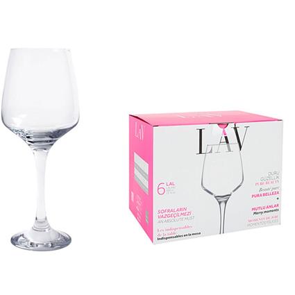 Copo para vinho  Lal 400 cc (6 pcs)