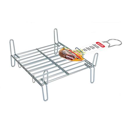 Grelhador Bbq  Duplo Aço - 25 x 25 cm