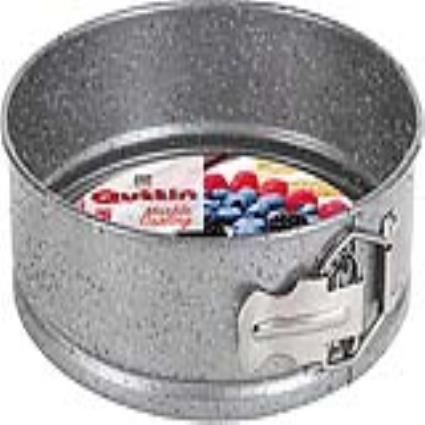 Molde Desmontável  Aço de carbono Redondo Cinzento - 20 x 6,8 cm