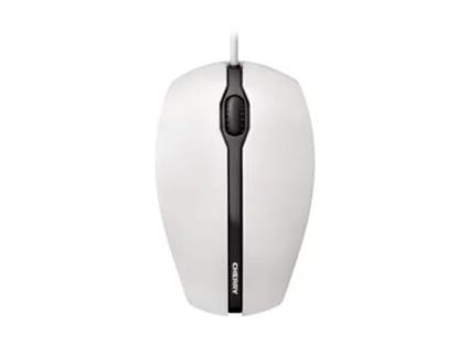 GENTIX Rato - óptico - 3 botões - com cabo - USB - cinza branco