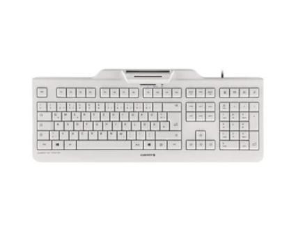 Teclado com Leitor  JK-A0100ES-0 Branco