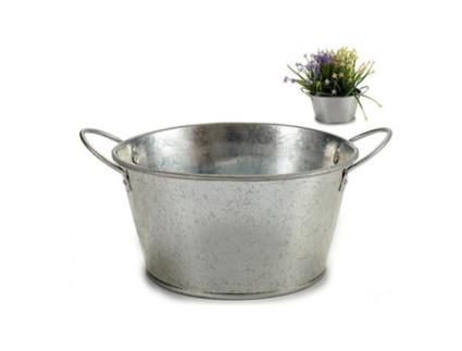 Vaso Zinco Prateado