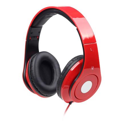 Auscultadores  ST C/Micro In-line Vermelho
