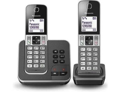 Telefone sem fio PANASONIC KX-TGD322 Preto, cinzento