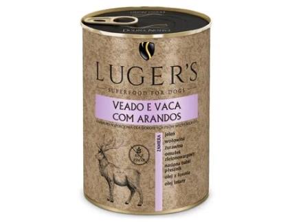 Comida Húmida para Cão LUGER'S Veado e Vaca com Arando (Quantidade: 400 g)