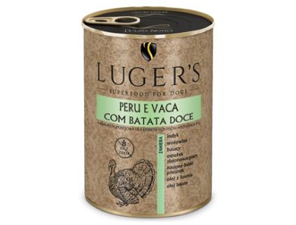 Comida Húmida para Cão LUGER'S Peru e Vaca com Batata Doce (Quantidade: 400 g)