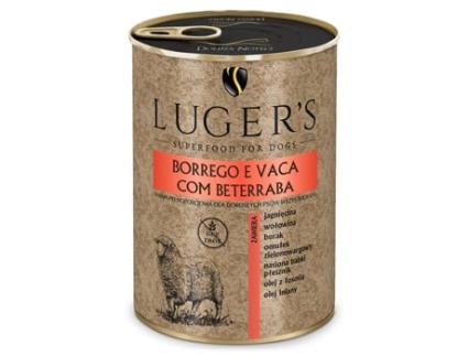 Comida Húmida para Cão LUGER'S Borrego e Vaca com Beterraba (Quantidade: 400 g)