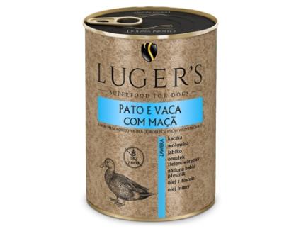 Comida Húmida para Cão LUGER'S Pato com Vaca e Maçã (Quantidade: 400 g)