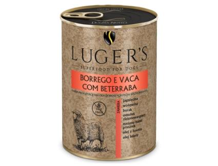 Comida Húmida para Cão LUGER'S Borrego e Vaca com Beterraba (Quantidade: 800 g)