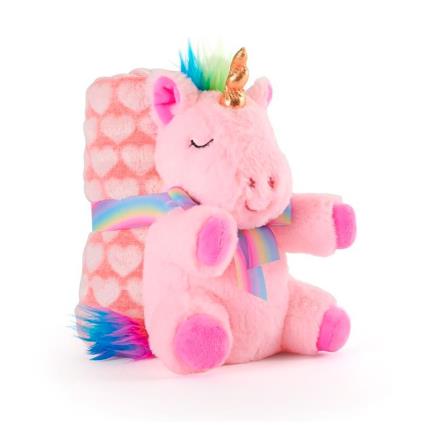 Perletti Unicorn Lily 22 Cm Teddy With Blanket