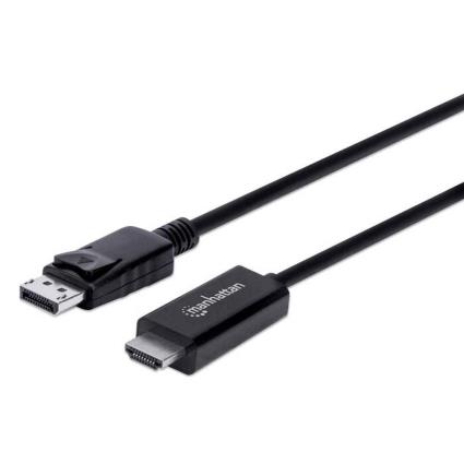 Manhattan 901544184 1.8 M Displayport To Hdmi Adapter Preto