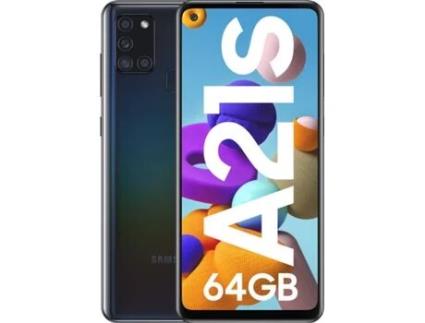 Smartphone SAMSUNG Galaxy A21s (Outlet Grade A - 6.55'' - 4 GB - 64 GB - Preto)