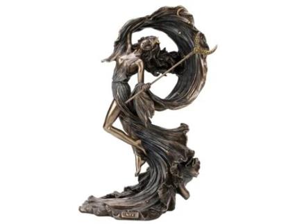 Figura Decorativa BY SIGRIS Deusa grega  nyx