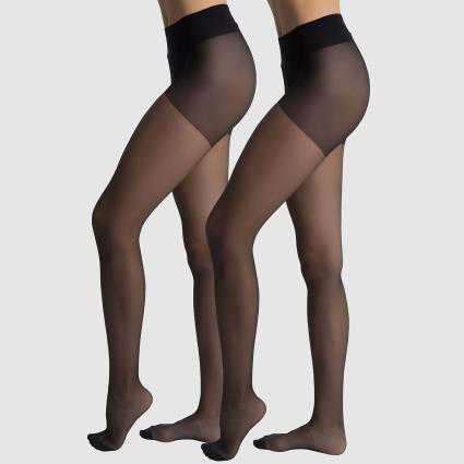 Lote 2 collants Diams Voile galbé 22 deniers