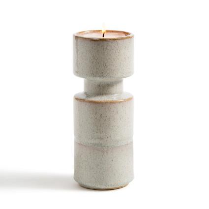 Interieurs Porta-velas em grés, alt. 20 cm, Sisca