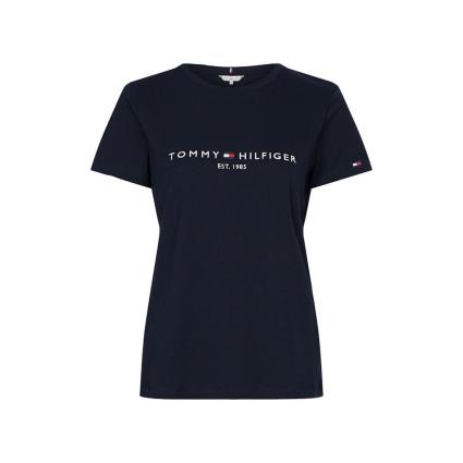T-shirt em algodão bio, gola redonda e mangas curtas