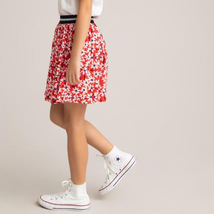 Collections Saia fluida, estampado floral, 3-12 anos