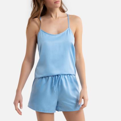 Collections Pijama de alças finas, em cetim
