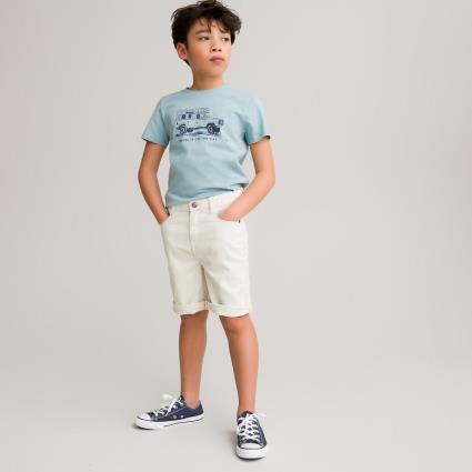 Collections Bermudas em ganga, 3-12 anos
