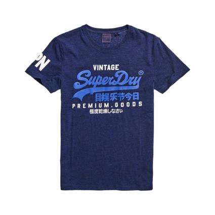 T-shirt de gola redonda, Vintage Logo