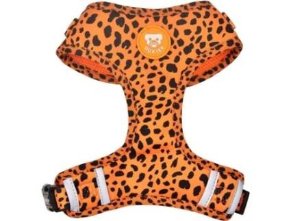 Peitoral para Cães, Gatos DUKIER ajustável Cheetah Gold S L