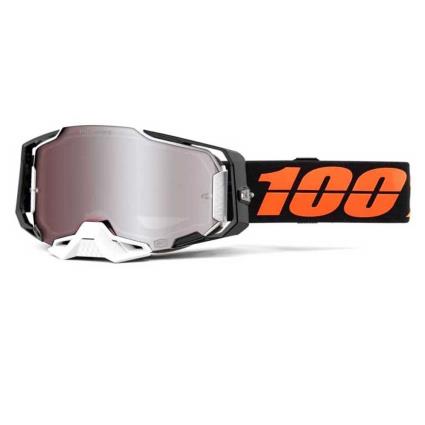 100percent Armega Blacktail Goggles  Hiper Silver Mirror/CAT3