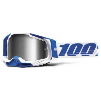 100percent Racecraft 2 Isola Goggles  Silver Flash Mirror/CAT3