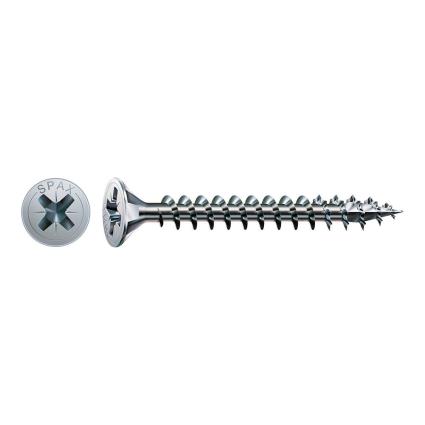 Spax Spax Wirox 4.0x20 Mm Flat Head Wood Screw 100 Units