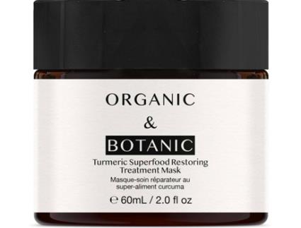 Máscara de Rosto ORGANIC & BOTANIC Turmeric Superfood Restoring Treatment (60ml)