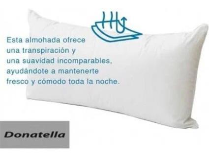 Almofada DONATELLA Premium, Antiácaros (Branco - Algodão - 70 cm)