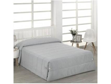 Edredão CAMATEX Raya (Cinzento - Algodão, Poliéster - 90 cm)