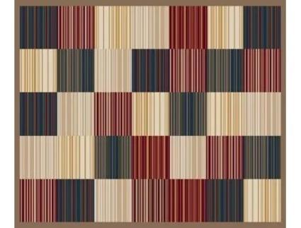 Tapete KOALA CARPETS Rakkas-0383A (Bege - Poliéster - 60x120 cm)