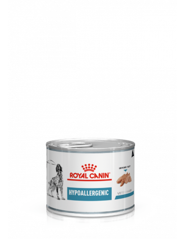 Royal Canin Hypoallergenic Em Lata, Alimento Húmido 200 Gr