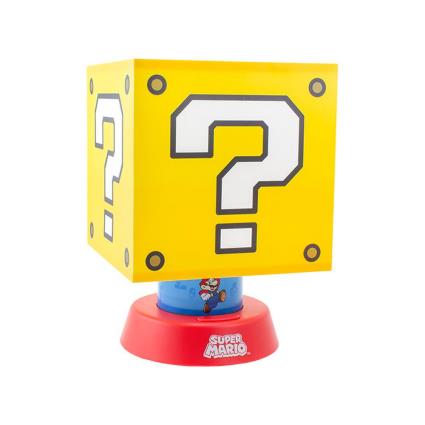 Nintendo Super Mario Question Mark Block Icon Lamp