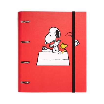 Grupo Erik Premium 4 Ring Binder File Folder Snoopy