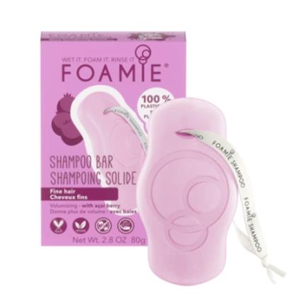 Foamie Champo Solido Bagas Acai Cabelo Fino 80g