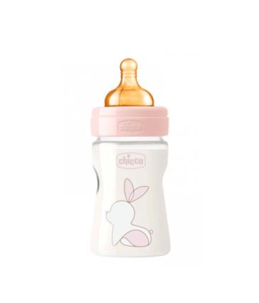 Chicco Biberão Touch Girl Látex 0M+ 150ml