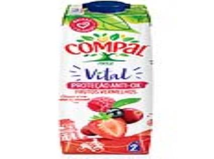 Néctar Compal Vital Frutos Vermelhos 1l