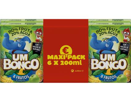 Néctar Um Bongo 8 Frutos 6x0.20l