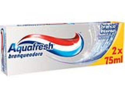 Pasta Aquafresh Dentífrica Branco Intenso 2x75ml